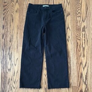 Eunina Black Wide Leg Jeans